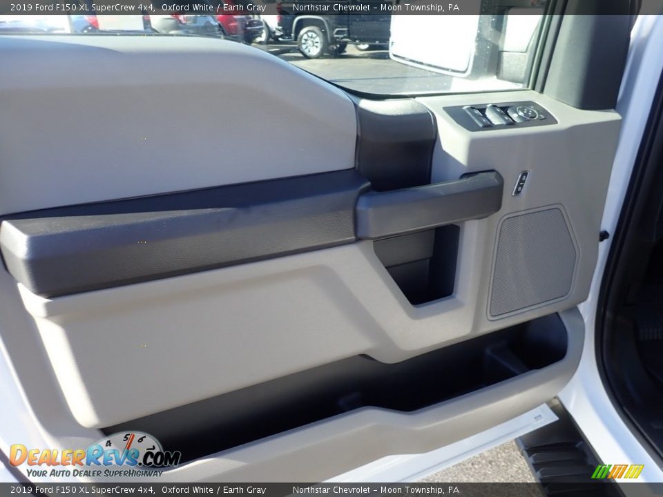 2019 Ford F150 XL SuperCrew 4x4 Oxford White / Earth Gray Photo #24