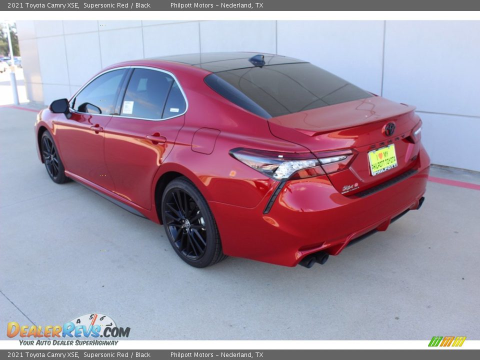 2021 Toyota Camry XSE Supersonic Red / Black Photo #6