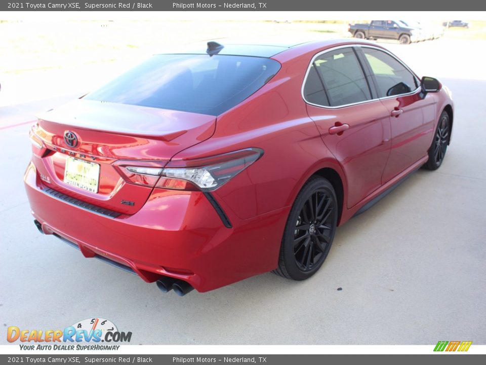 2021 Toyota Camry XSE Supersonic Red / Black Photo #8