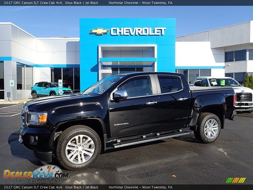 2017 GMC Canyon SLT Crew Cab 4x4 Onyx Black / Jet Black Photo #1