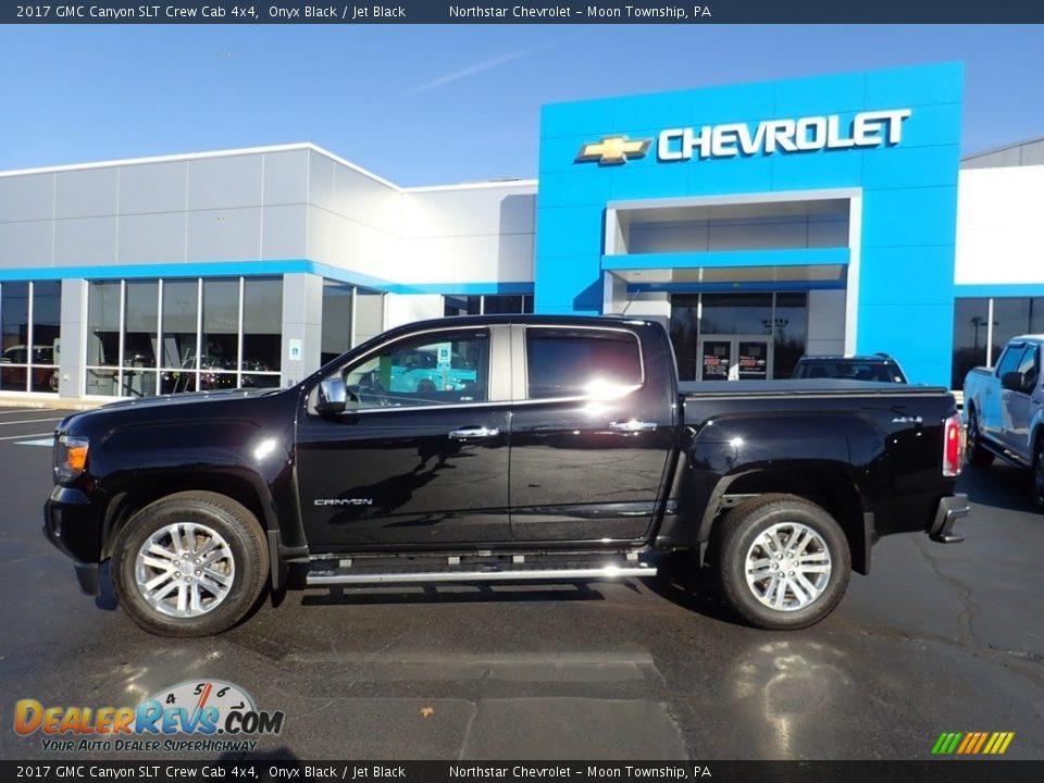 2017 GMC Canyon SLT Crew Cab 4x4 Onyx Black / Jet Black Photo #3