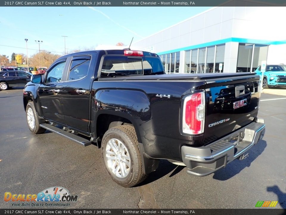 2017 GMC Canyon SLT Crew Cab 4x4 Onyx Black / Jet Black Photo #4