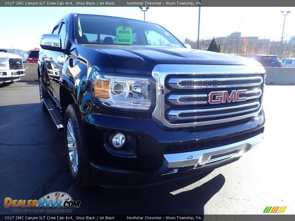 2017 GMC Canyon SLT Crew Cab 4x4 Onyx Black / Jet Black Photo #10