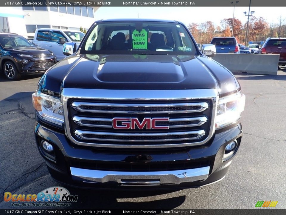 2017 GMC Canyon SLT Crew Cab 4x4 Onyx Black / Jet Black Photo #11