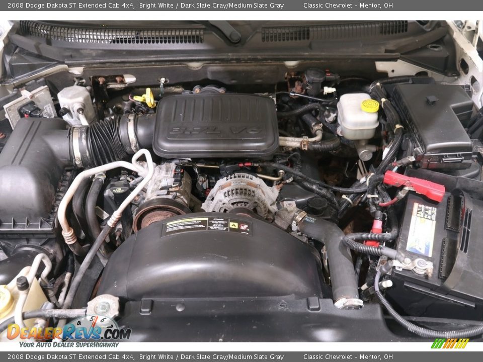2008 Dodge Dakota ST Extended Cab 4x4 3.7 Liter SOHC 12-Valve PowerTech V6 Engine Photo #28