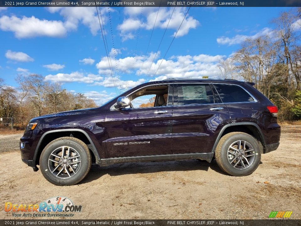 Sangria Metallic 2021 Jeep Grand Cherokee Limited 4x4 Photo #4