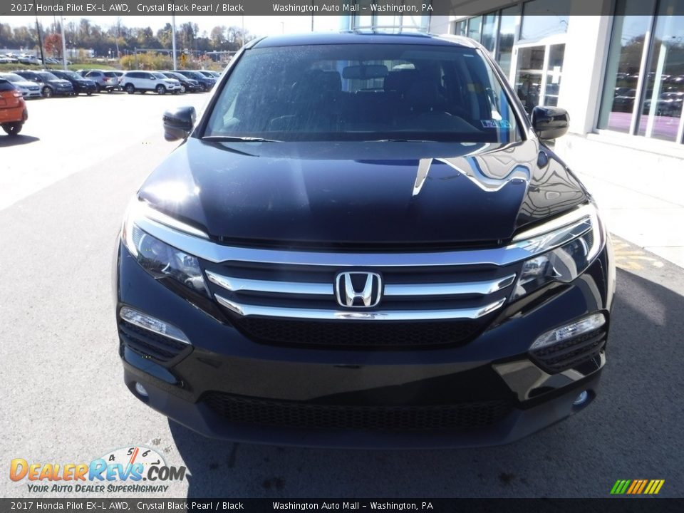 2017 Honda Pilot EX-L AWD Crystal Black Pearl / Black Photo #5