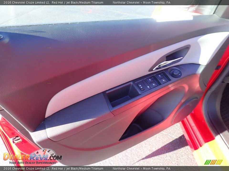2016 Chevrolet Cruze Limited LS Red Hot / Jet Black/Medium Titanium Photo #24
