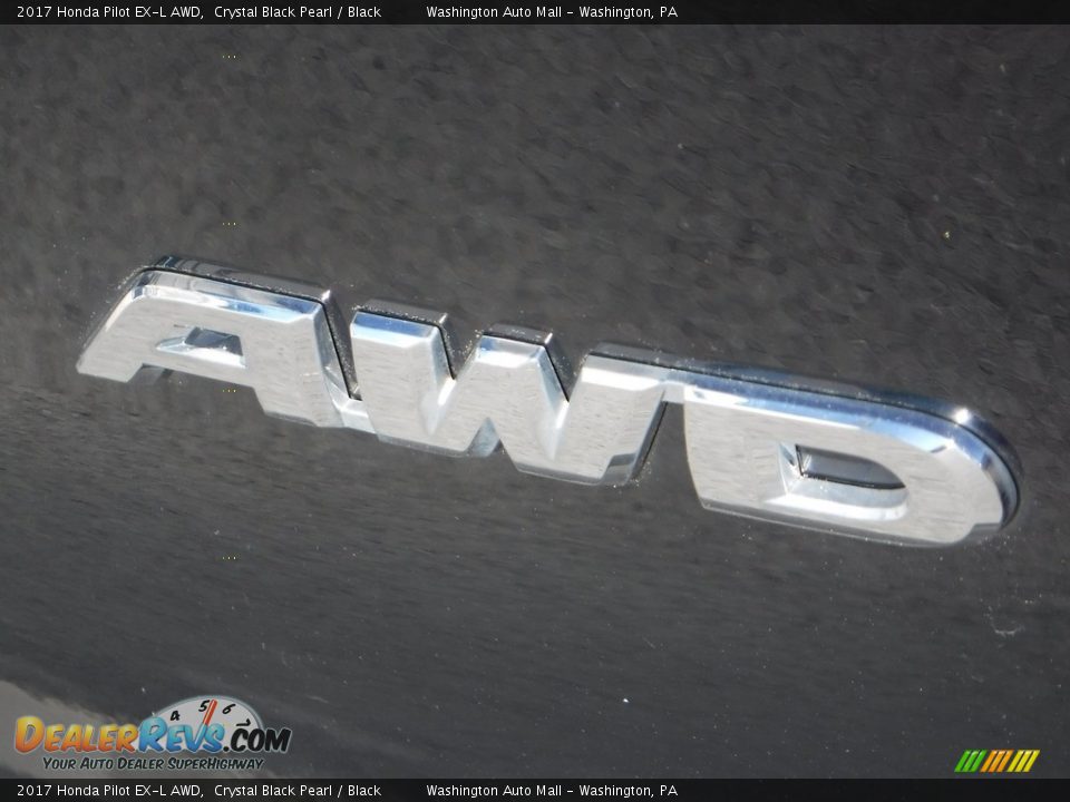 2017 Honda Pilot EX-L AWD Crystal Black Pearl / Black Photo #10