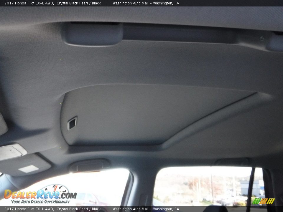 2017 Honda Pilot EX-L AWD Crystal Black Pearl / Black Photo #11