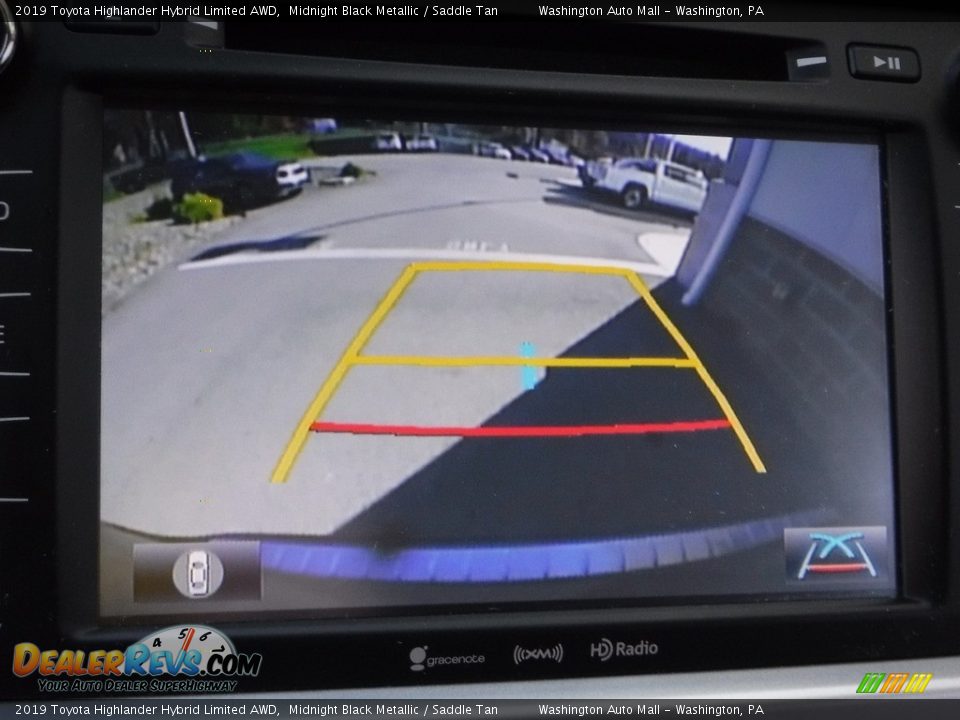 2019 Toyota Highlander Hybrid Limited AWD Midnight Black Metallic / Saddle Tan Photo #5
