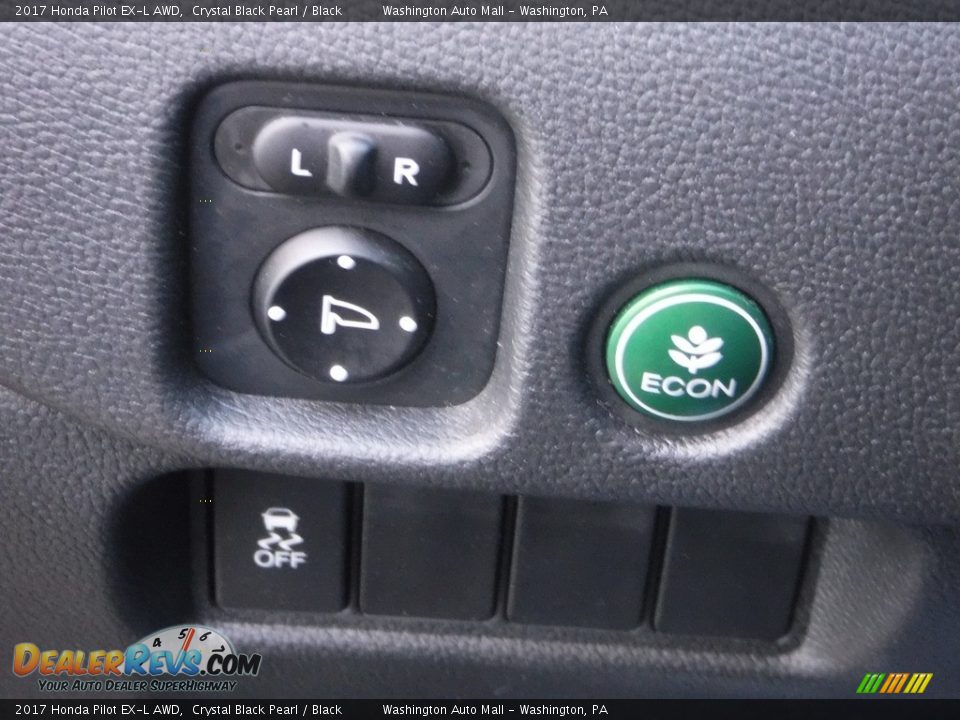 2017 Honda Pilot EX-L AWD Crystal Black Pearl / Black Photo #14