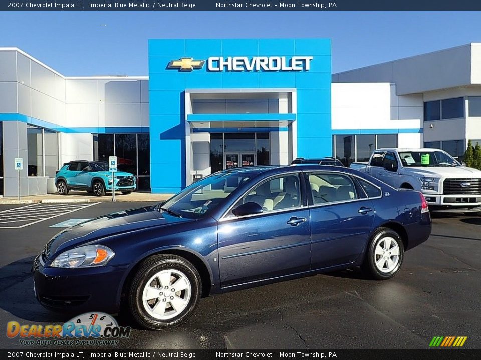 2007 Chevrolet Impala LT Imperial Blue Metallic / Neutral Beige Photo #1