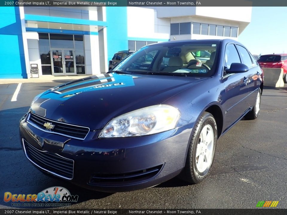 2007 Chevrolet Impala LT Imperial Blue Metallic / Neutral Beige Photo #2