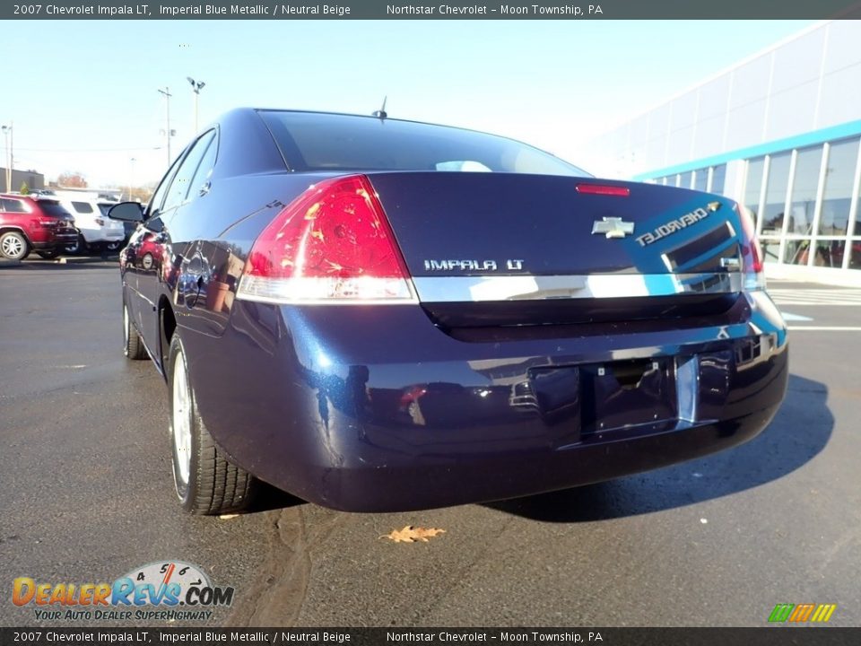 2007 Chevrolet Impala LT Imperial Blue Metallic / Neutral Beige Photo #5