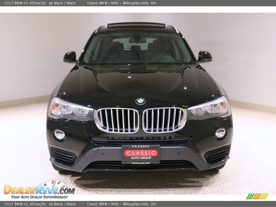 2017 BMW X3 xDrive28i Jet Black / Black Photo #2