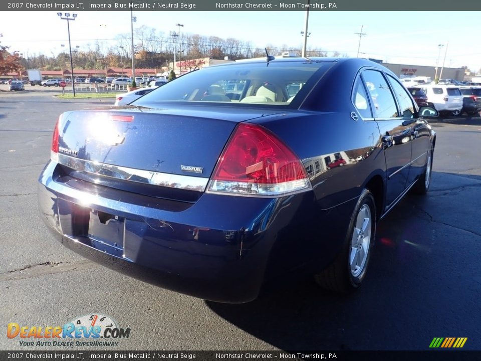 2007 Chevrolet Impala LT Imperial Blue Metallic / Neutral Beige Photo #7