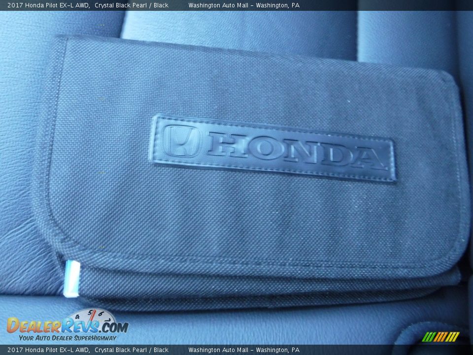 2017 Honda Pilot EX-L AWD Crystal Black Pearl / Black Photo #27