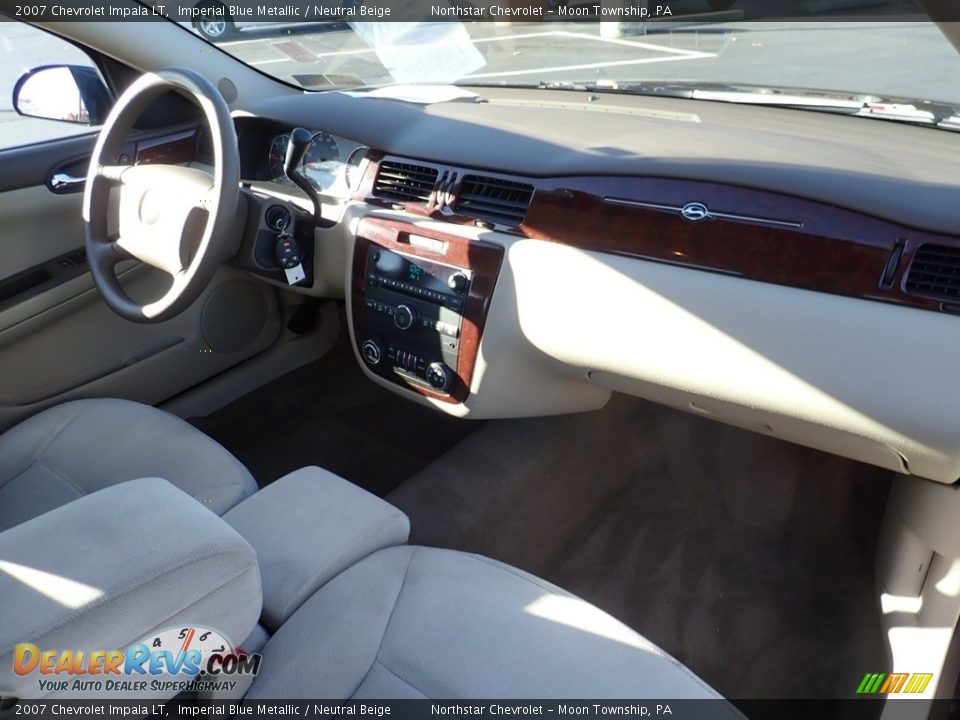 2007 Chevrolet Impala LT Imperial Blue Metallic / Neutral Beige Photo #15