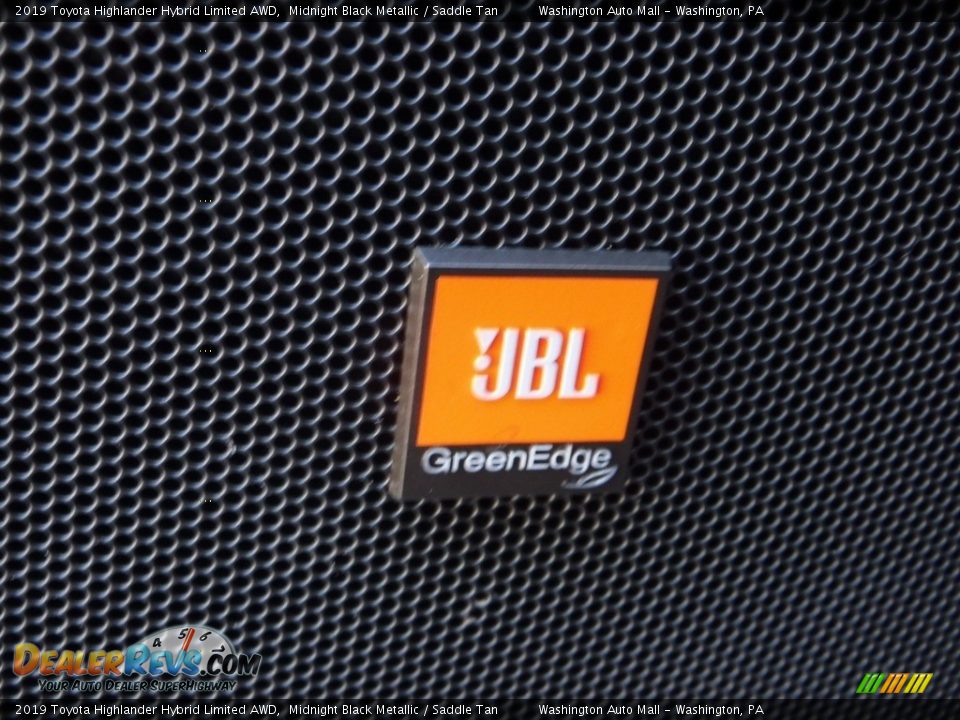 2019 Toyota Highlander Hybrid Limited AWD Midnight Black Metallic / Saddle Tan Photo #23