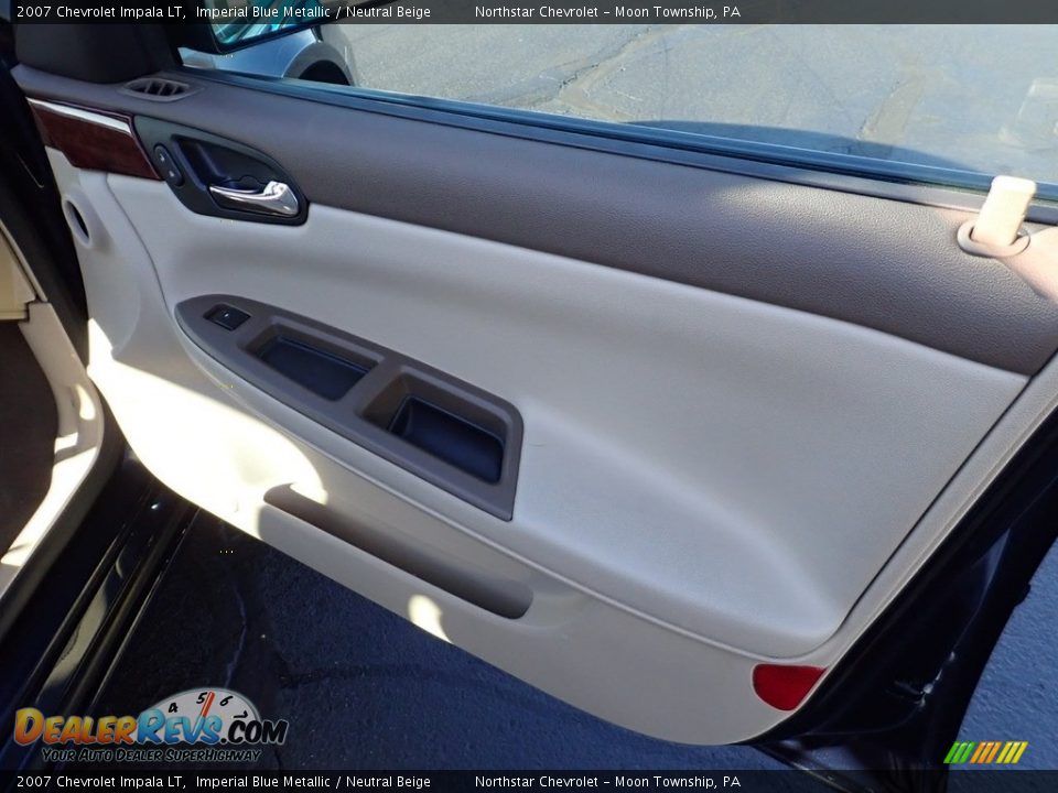 2007 Chevrolet Impala LT Imperial Blue Metallic / Neutral Beige Photo #16