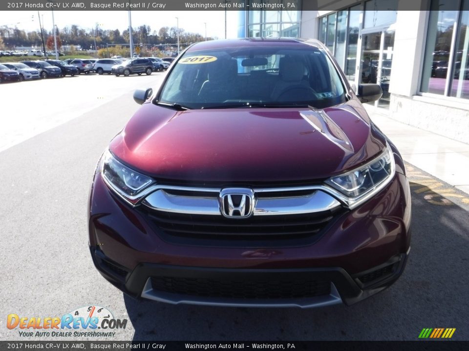 2017 Honda CR-V LX AWD Basque Red Pearl II / Gray Photo #4