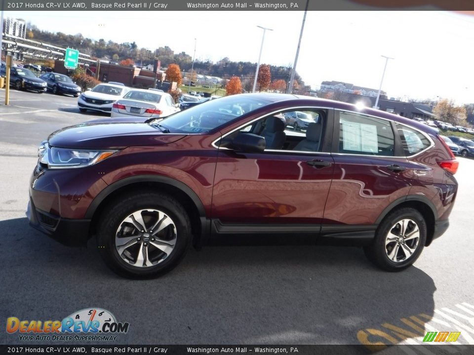 2017 Honda CR-V LX AWD Basque Red Pearl II / Gray Photo #6