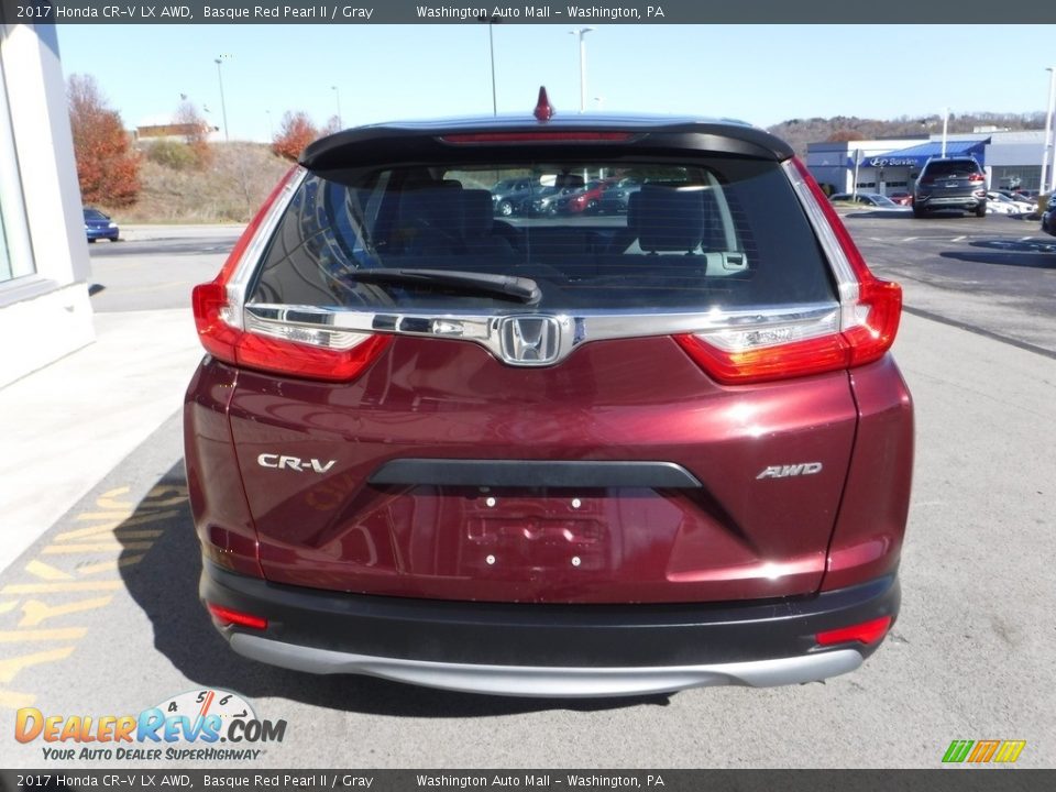 2017 Honda CR-V LX AWD Basque Red Pearl II / Gray Photo #8