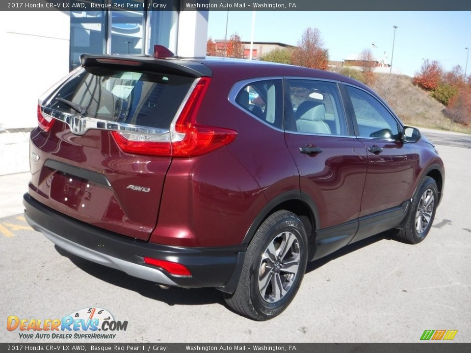 2017 Honda CR-V LX AWD Basque Red Pearl II / Gray Photo #9