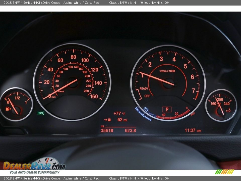 2018 BMW 4 Series 440i xDrive Coupe Gauges Photo #11