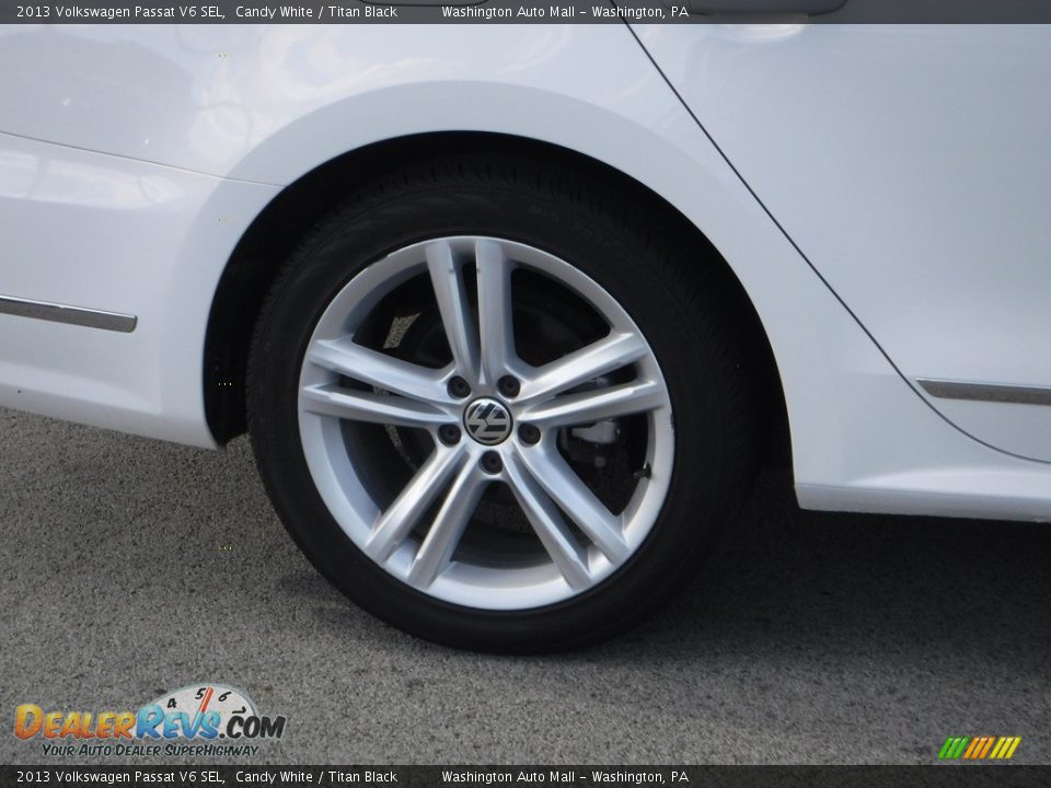 2013 Volkswagen Passat V6 SEL Candy White / Titan Black Photo #3