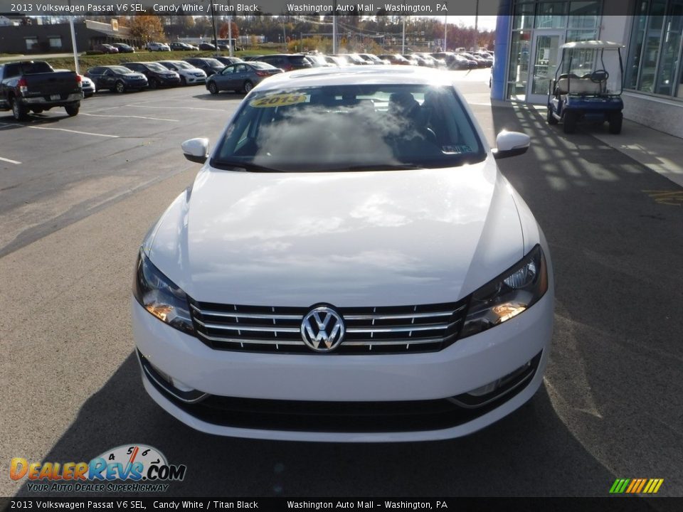 2013 Volkswagen Passat V6 SEL Candy White / Titan Black Photo #5