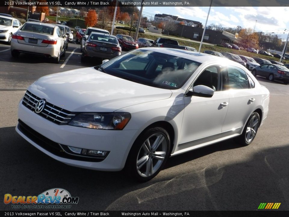 2013 Volkswagen Passat V6 SEL Candy White / Titan Black Photo #6