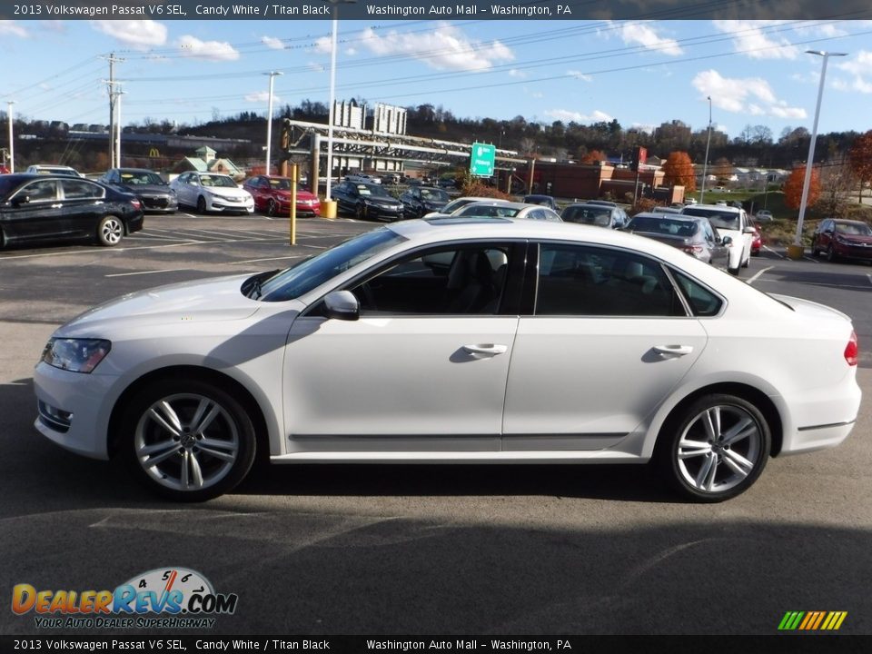 2013 Volkswagen Passat V6 SEL Candy White / Titan Black Photo #7