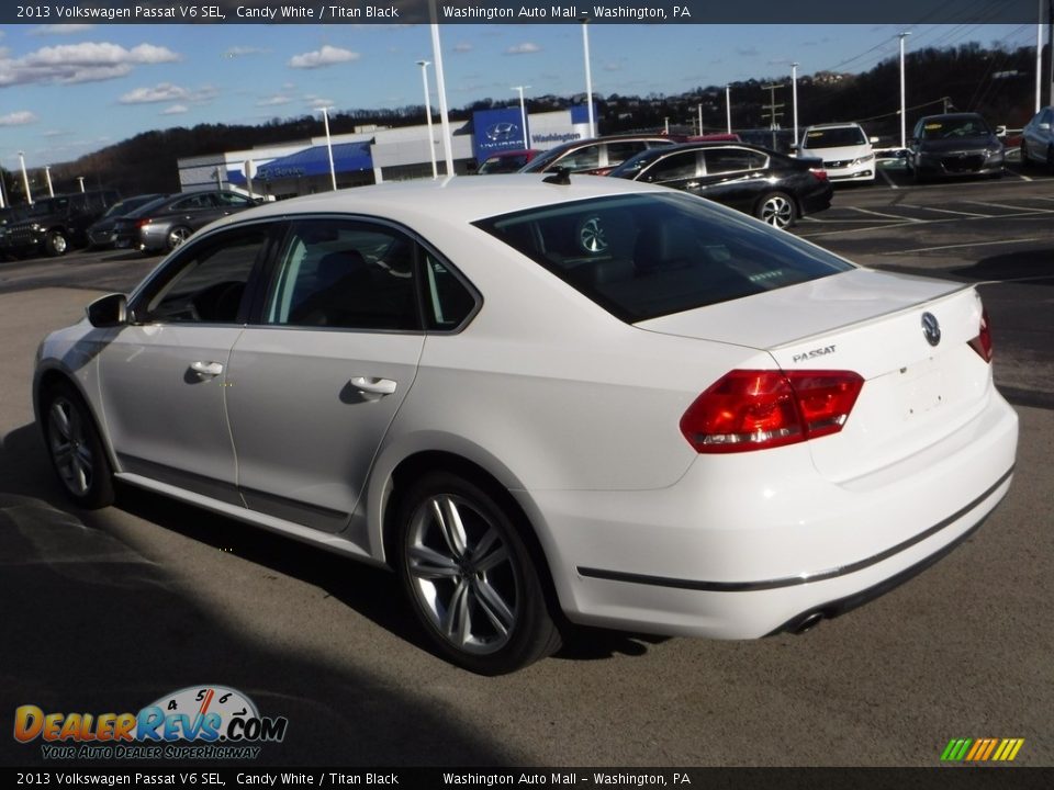 2013 Volkswagen Passat V6 SEL Candy White / Titan Black Photo #8