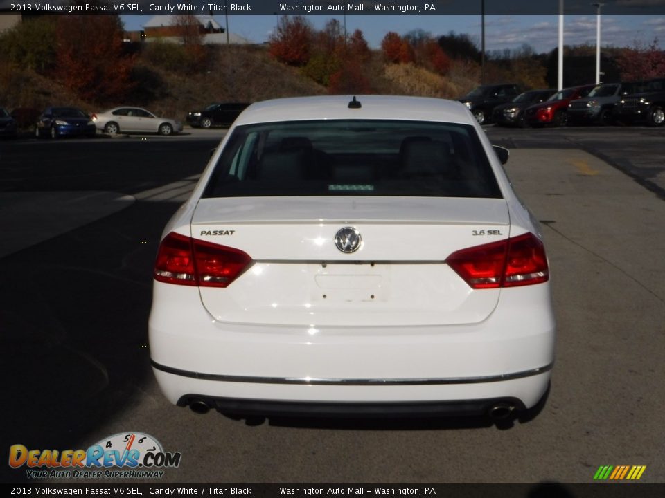 2013 Volkswagen Passat V6 SEL Candy White / Titan Black Photo #9