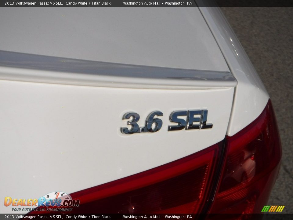 2013 Volkswagen Passat V6 SEL Candy White / Titan Black Photo #11