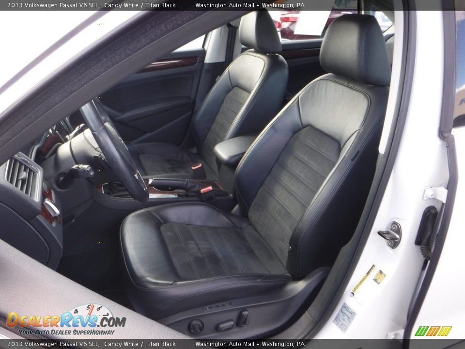 2013 Volkswagen Passat V6 SEL Candy White / Titan Black Photo #14