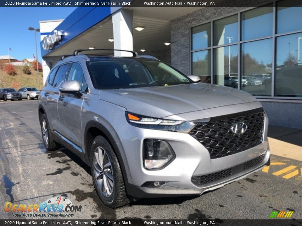 2020 Hyundai Santa Fe Limited AWD Shimmering Silver Pearl / Black Photo #1