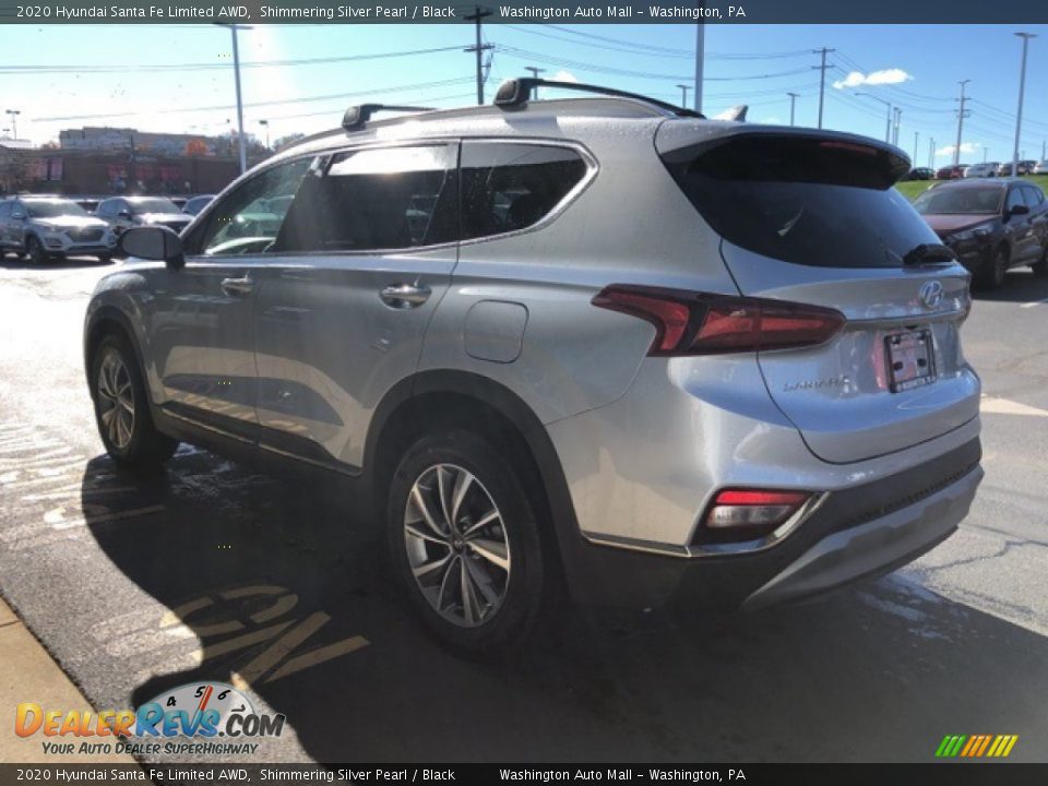 2020 Hyundai Santa Fe Limited AWD Shimmering Silver Pearl / Black Photo #3