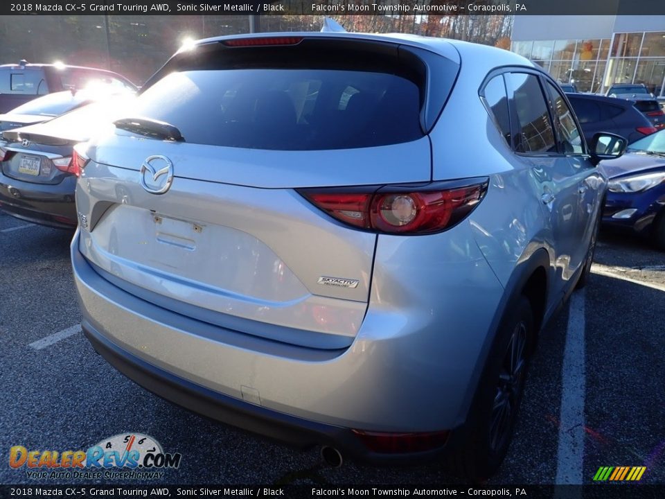 2018 Mazda CX-5 Grand Touring AWD Sonic Silver Metallic / Black Photo #4