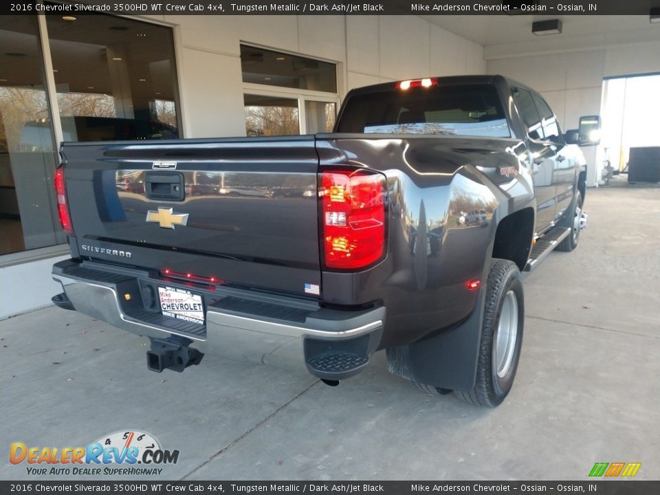 2016 Chevrolet Silverado 3500HD WT Crew Cab 4x4 Tungsten Metallic / Dark Ash/Jet Black Photo #4