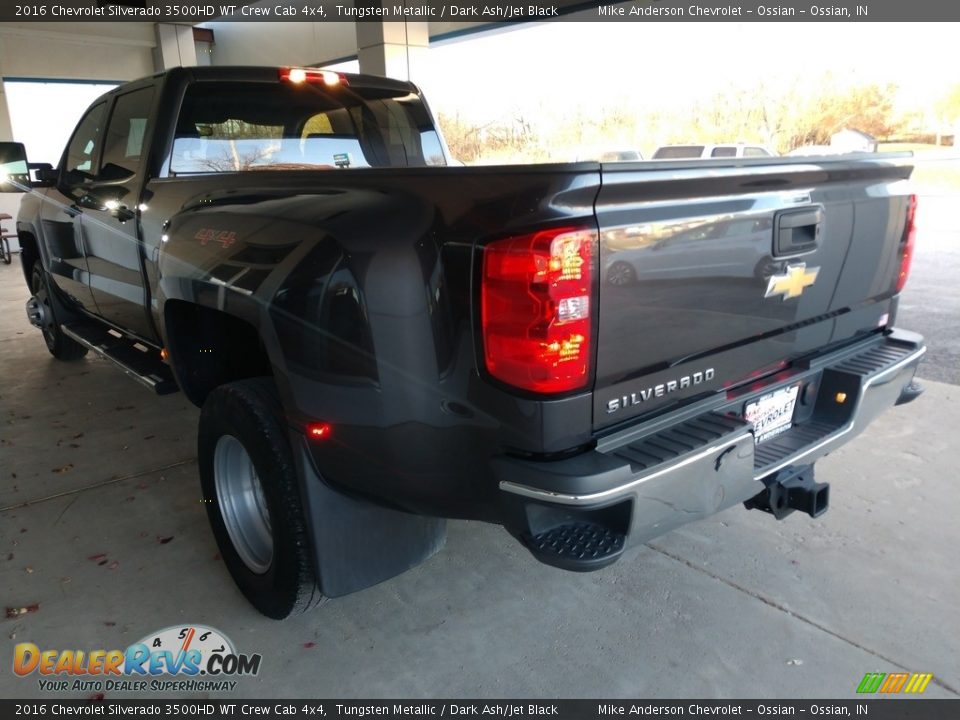 2016 Chevrolet Silverado 3500HD WT Crew Cab 4x4 Tungsten Metallic / Dark Ash/Jet Black Photo #7