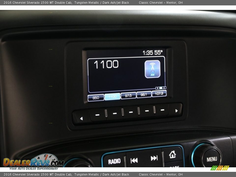 Audio System of 2016 Chevrolet Silverado 1500 WT Double Cab Photo #9