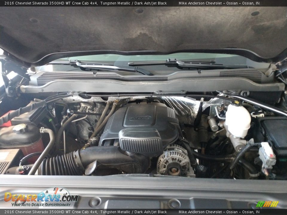2016 Chevrolet Silverado 3500HD WT Crew Cab 4x4 6.0 Liter OHV 16-Valve VVT Vortec V8 Engine Photo #10