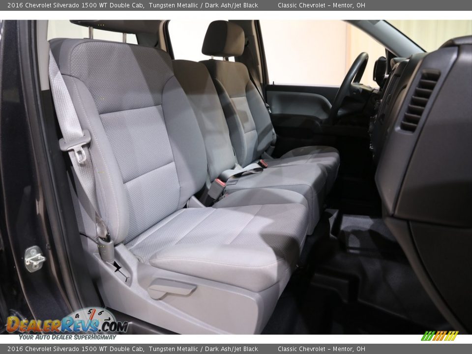 Front Seat of 2016 Chevrolet Silverado 1500 WT Double Cab Photo #12