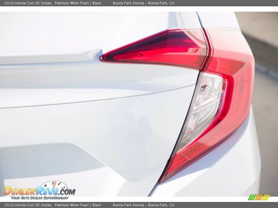 2019 Honda Civic EX Sedan Platinum White Pearl / Black Photo #11