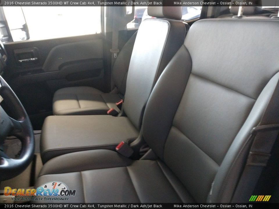 2016 Chevrolet Silverado 3500HD WT Crew Cab 4x4 Tungsten Metallic / Dark Ash/Jet Black Photo #16