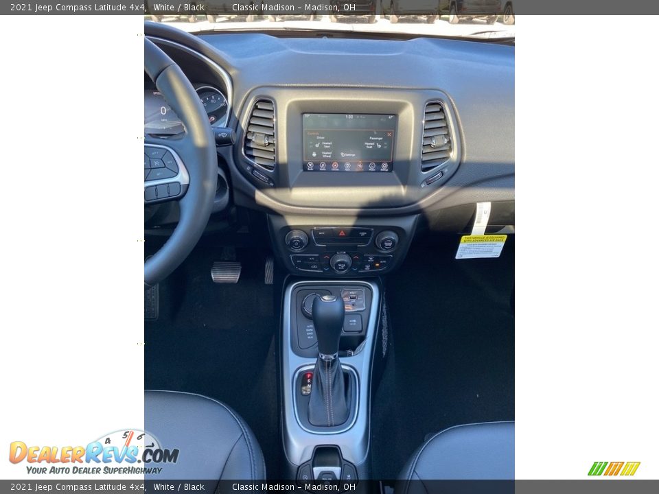 2021 Jeep Compass Latitude 4x4 White / Black Photo #6