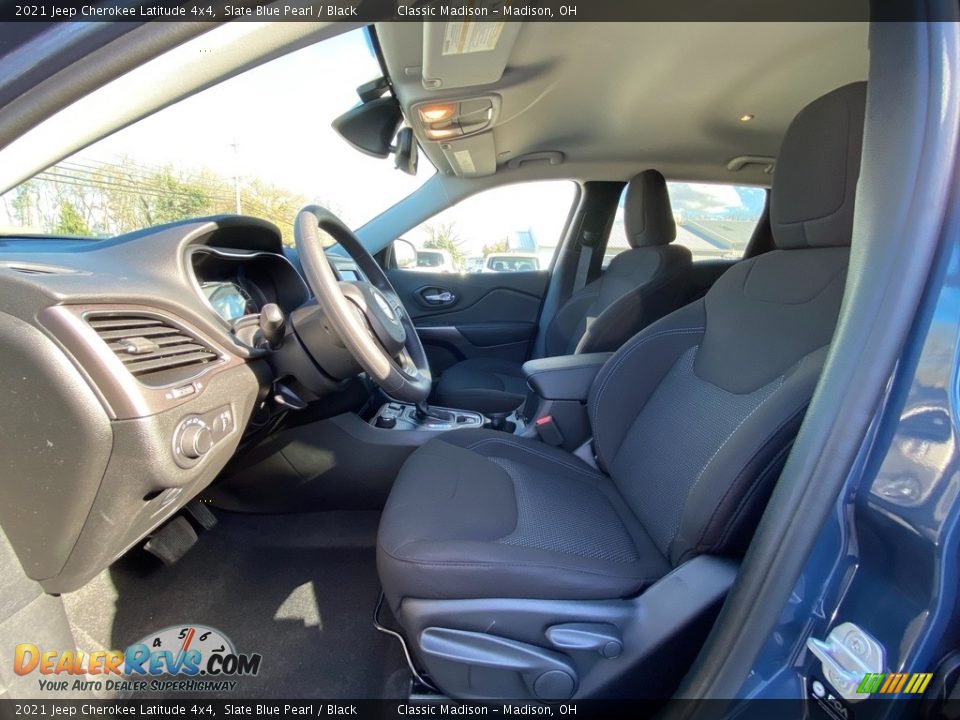 2021 Jeep Cherokee Latitude 4x4 Slate Blue Pearl / Black Photo #2